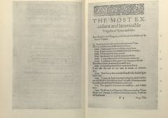 Thumbnail for Romeo and Juliet, 1599